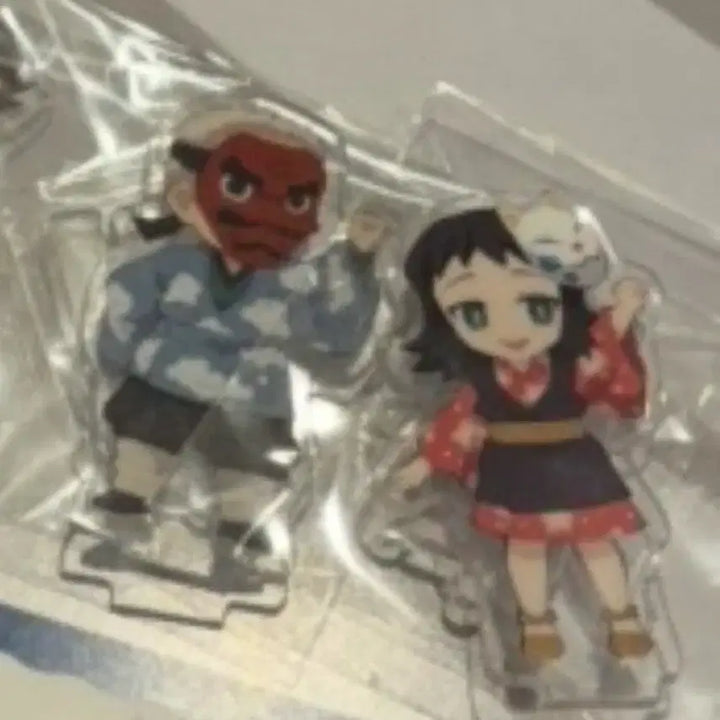[BUNJANG] Demon Slayer Urokodaki Sakonji + Makomo Connecting Acrylic Stand Set (Sealed) / 귀멸의칼날 연결아크릴(우로코다키 사콘지 + 마코모) 일괄 미개봉