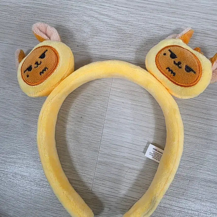 [BUNJANG] Batu Horn Yellow Character Doll Headband / 뿔바투 황춘이 인형 머리띠&