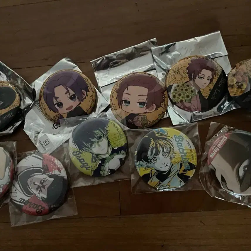 [BUNJANG] Blue Lock Can Badges Bundle Set - Isagi, Bachira, Rin, Leo, Kunigami, Sae / 블루록 캔뱃지 캔배지 일괄 이사기 바치라 린 레오 쿠니가미 사에