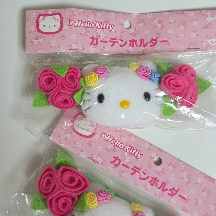 [BUNJANG] Classic Kitty Rose Kitty Curtain Holder (2001) / 고전키티 장미키티 로즈키티 커튼홀더 고전키티인형