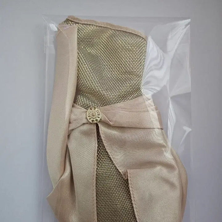 [BUNJANG] Golden Silkstone Dress for Dolls / 새상품/ 골드 드레스 1개