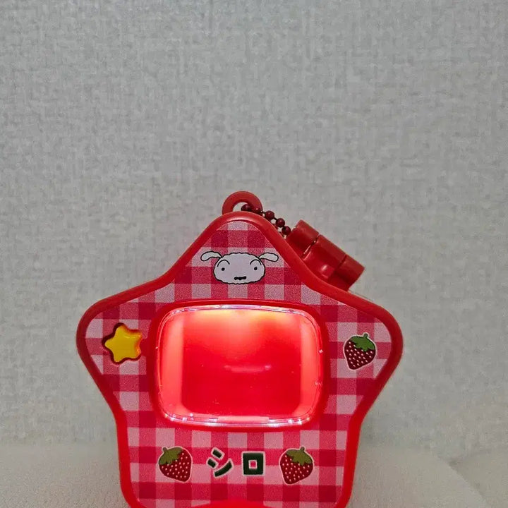 [BUNJANG] Crayon Shin-chan Star Light Charm (Shiro) / 짱구 별모양 조명 키링(흰둥이)