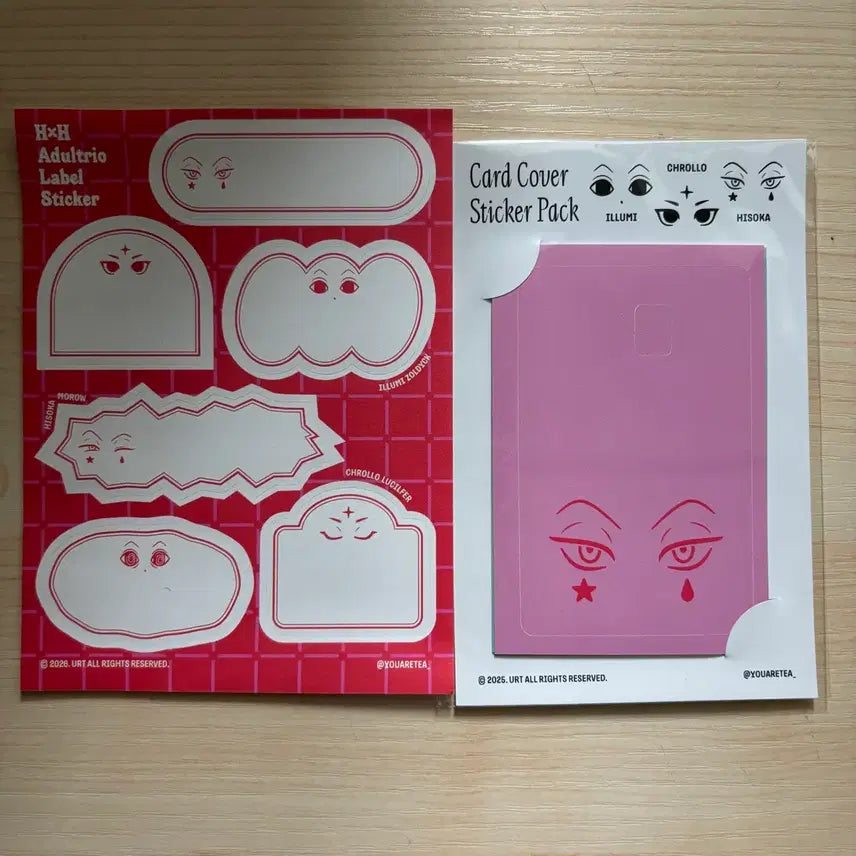 [BUNJANG] Hunter x Hunter Card Cover Sticker / 헌터x헌터 비공굿 카드 커버 스티커