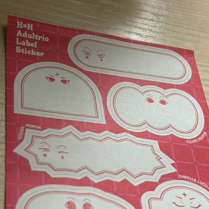 [BUNJANG] Hunter x Hunter Card Cover Sticker / 헌터x헌터 비공굿 카드 커버 스티커