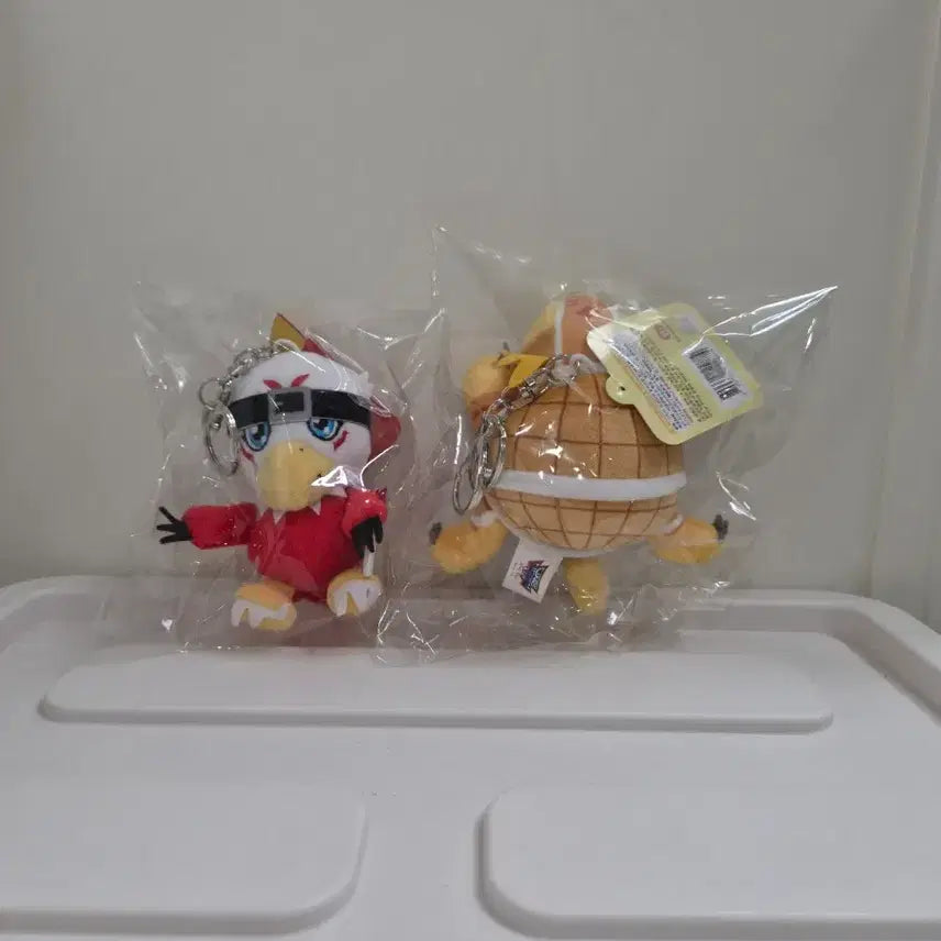 [BUNJANG] Digimon Armonmon Hawkmon Doll Keychain Bundle Set / 일괄 디지몬 아르마몬 호크몬 인형키링