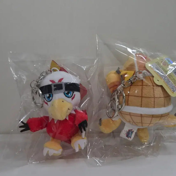 [BUNJANG] Digimon Armonmon Hawkmon Doll Keychain Bundle Set / 일괄 디지몬 아르마몬 호크몬 인형키링