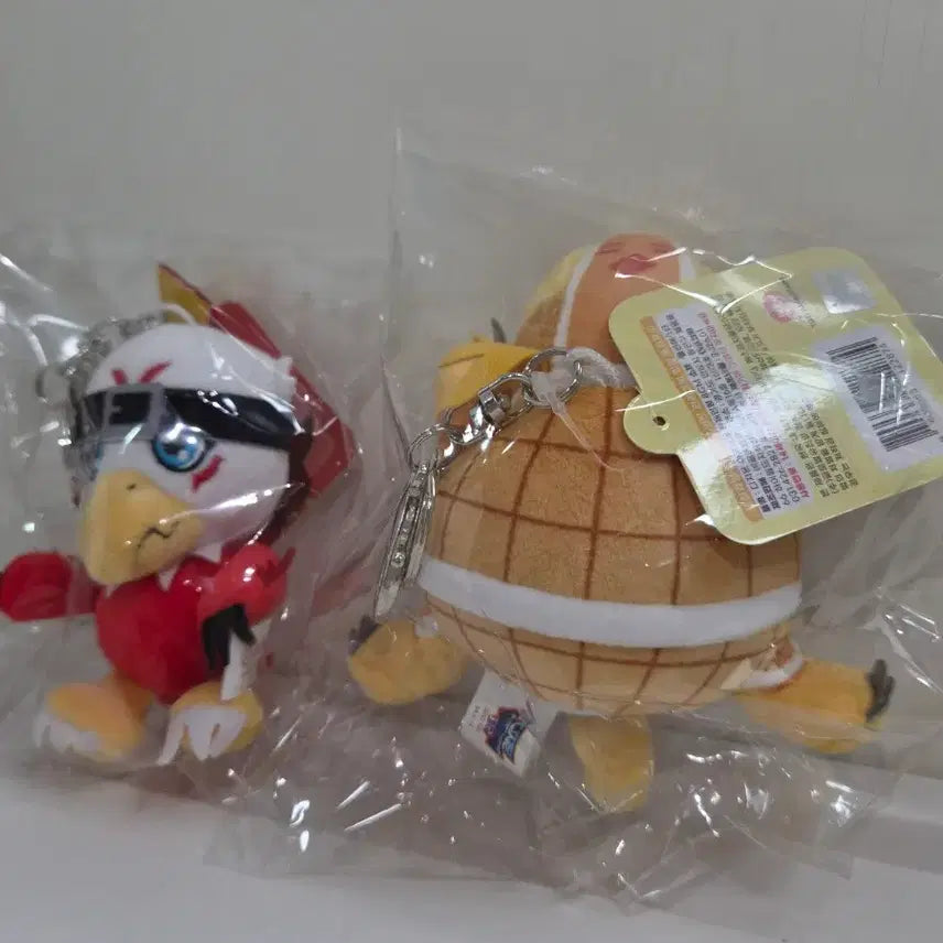[BUNJANG] Digimon Armonmon Hawkmon Doll Keychain Bundle Set / 일괄 디지몬 아르마몬 호크몬 인형키링