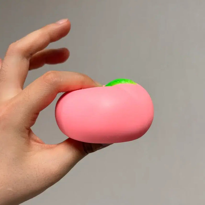 [BUNJANG] Peach Crunch Squishy Toy / 복숭아 크런치 말랑이 슬랑이