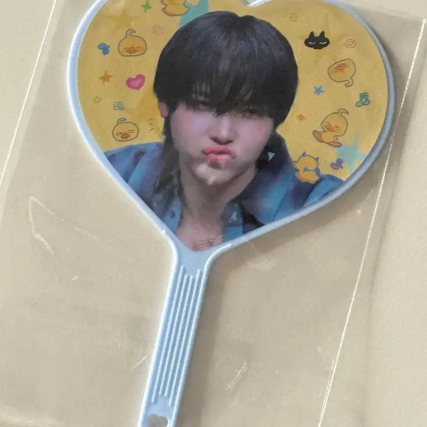 [BUNJANG] ENHYPEN NI-KI Next Birthday Cafe Lucky Draw Mini Uchiwa / 앤팀 니콜라스 넥스트님 생일 카페 생카 럭드 미니 우치와