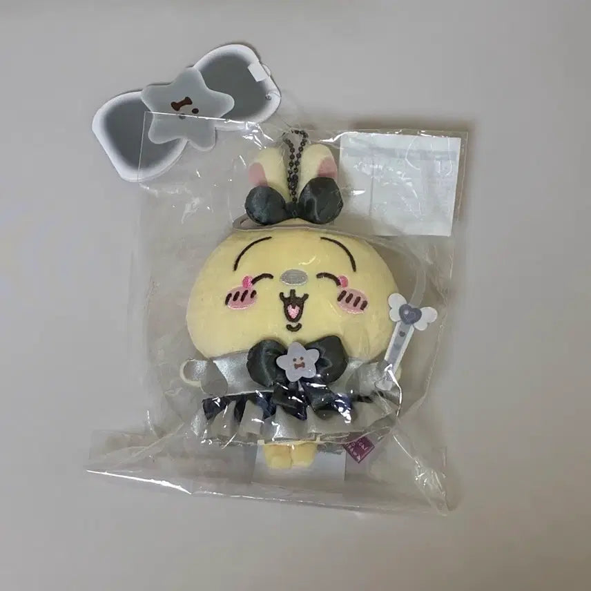 [BUNJANG] Chikawa Usagi "Corrupted" Mascot Plush Keychain / 초매지컬 치이카와 우사기 나쁜버전 흑화 마스코트 인형 키링
