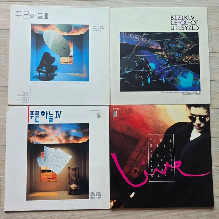 [BUNJANG] Yoo Young-seok &amp; Song Kyung-ho 1st &amp; 4th Album LP Set / 푸른하늘 1, 4집 LP 세트 / 유영석 송경호 앨범
