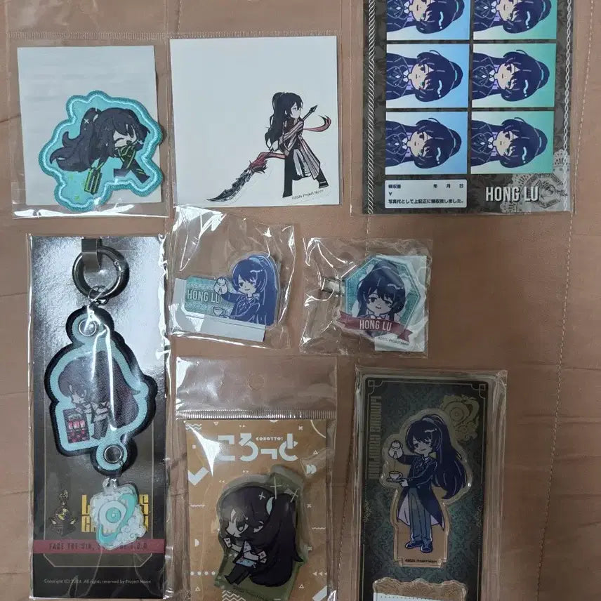 [BUNJANG] Limbus Company Hong Lu Acrylic Keychain Bundle Set (Sealed) / 원가 미만)) 림버스 컴퍼니 홍루 아크릴 키홀더 등 일괄 판매