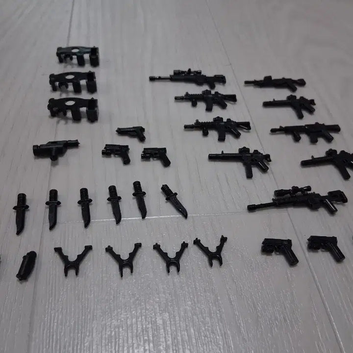 [BUNJANG] Lego Compatible Weapon and Accessory Bundle Set / 레고 호환 총기 및 무기 등 일괄 판매