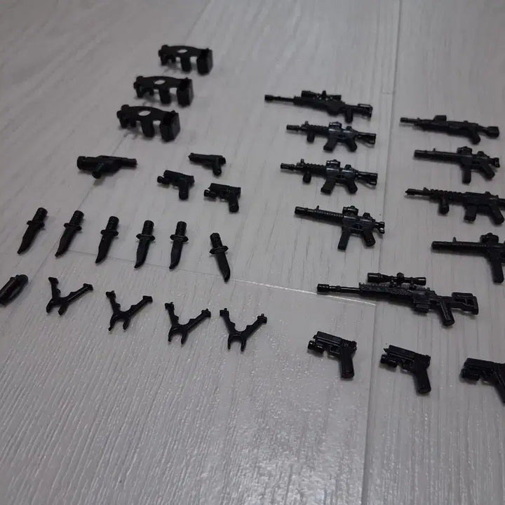 [BUNJANG] Lego Compatible Weapon and Accessory Bundle Set / 레고 호환 총기 및 무기 등 일괄 판매