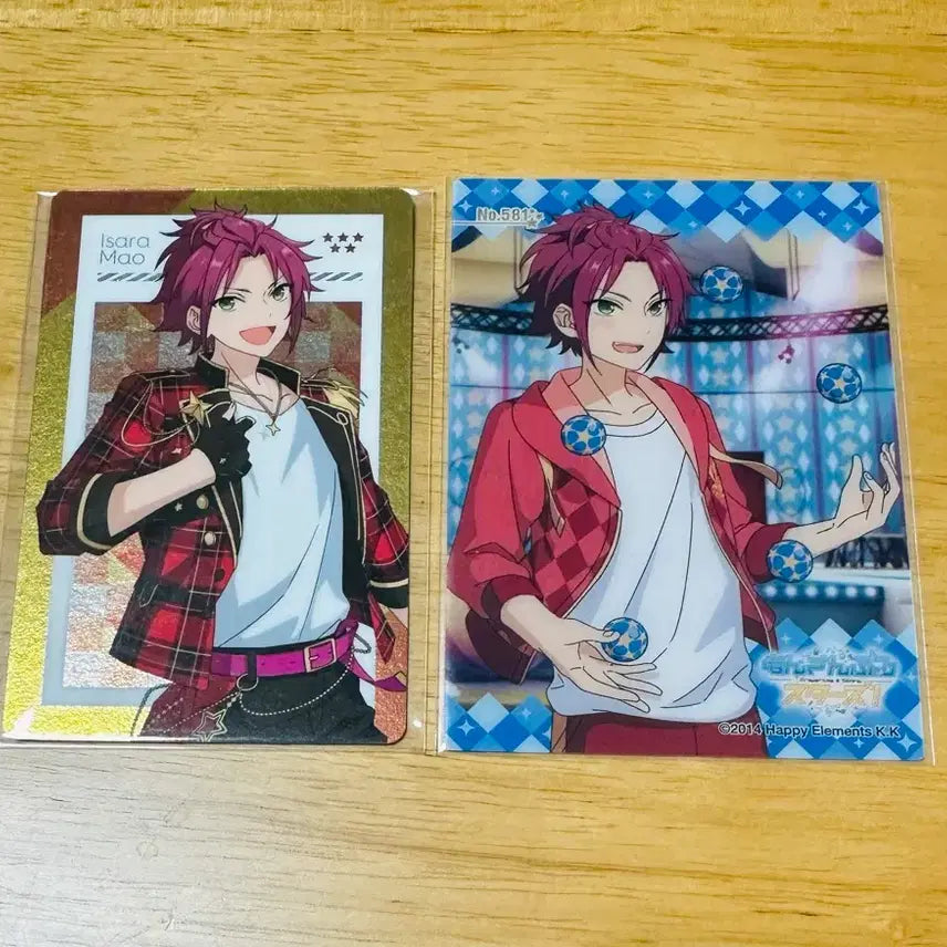 [BUNJANG] Ensemble Stars! (Ansta) Mao Isara Metallic Card &amp; Clear Card Bundle Set / 앙상블스타즈(앙스타) 이사라 마오 메탈릭카드, 클리어 카드 일괄