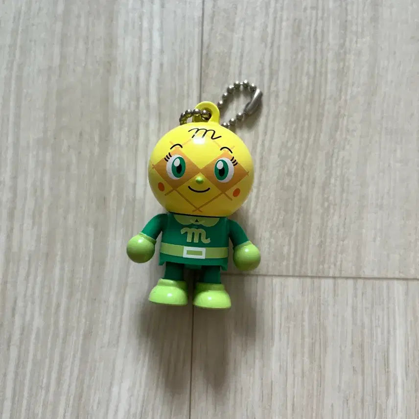 [BUNJANG] Anpanman Melon Bread Man Shaking Keychain / 호빵맨 흔들흔들 키링 메론빵맨