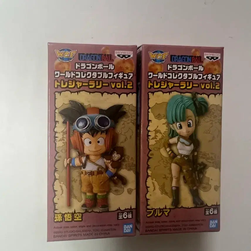[BUNJANG] Dragon Ball World Collectable Figure Son Goku &amp; Bulma (Opened) / 드래곤볼 월콜 손오공 부르마 개봉