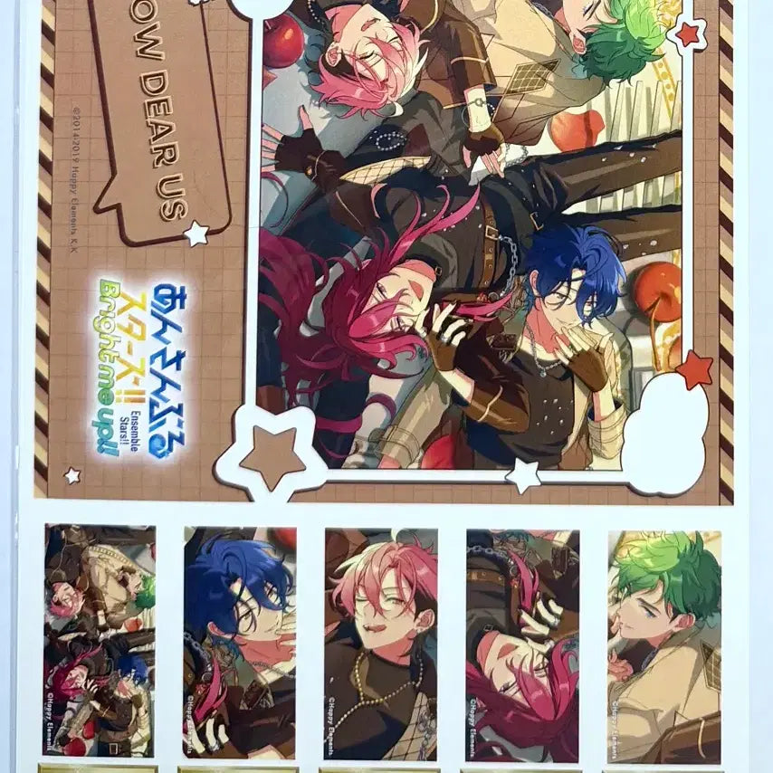 [BUNJANG] Ensemble Stars! Melodious Melody Flake Sticker Set C / 앙스타 프레임 우표 멜로디어스 멜디 플레이크 스티커 세트 C