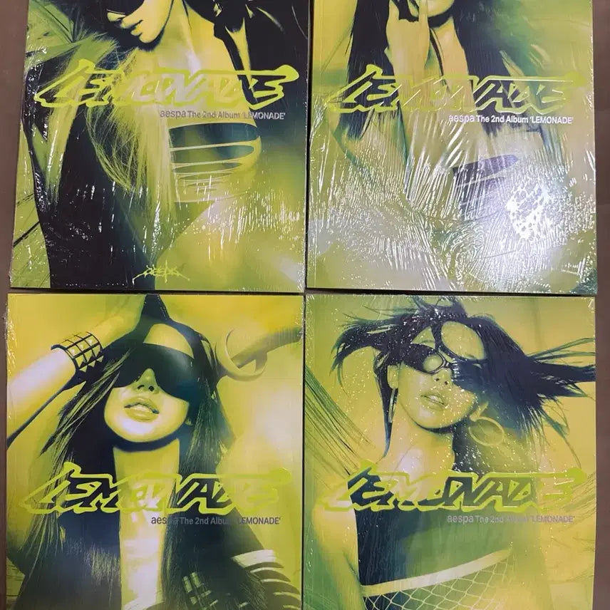 [BUNJANG] aespa 2nd Album Lemonade Acid Ver. Bundle Set / 에스파 aespa 2집 앨범 레모네이드 LEMONADE acid ver.