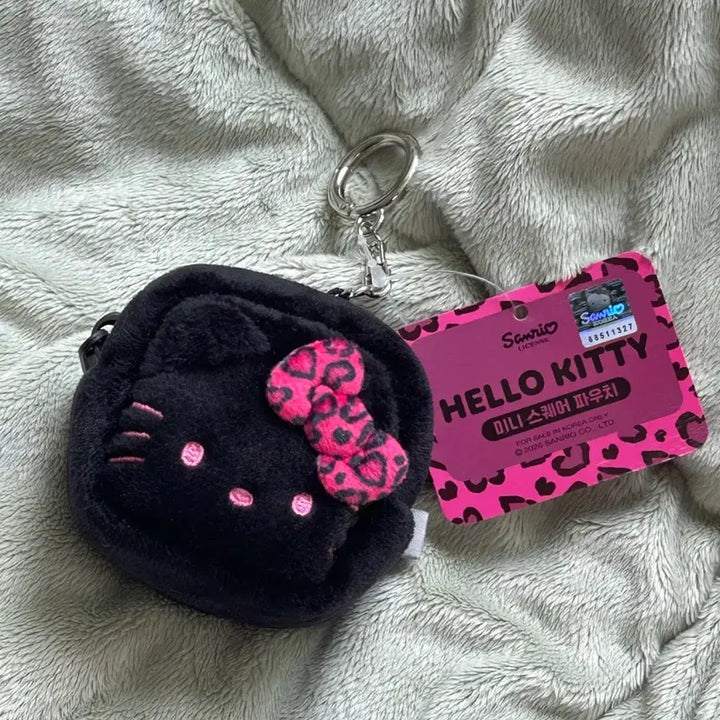 [BUNJANG] Sanrio Hello Kitty Mini Pouch Keyring - Black / 택0,새상품) 산리오 헬로키티 미니 파우치 키링 -블랙