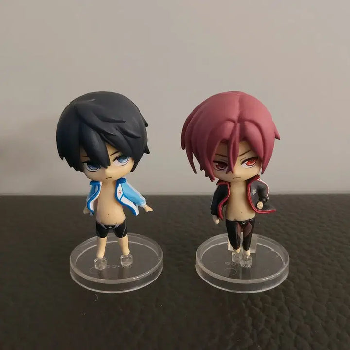 [BUNJANG] Free! Nanase Haruka &amp; Matsuoka Rin Collection Figures Bundle Set / Free! 프리! 나나세 하루카 마츠오카 린 콜렉션 피규어 일괄