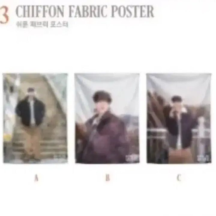 [BUNJANG] BOYZ PLANET Choi Lip Woo Fabric Chiffon Poster Flare You Exhibition / 최립우 립우 패브릭 쉬폰 포스터 플레어유 강우진 보이즈투플래닛 보플 전시회