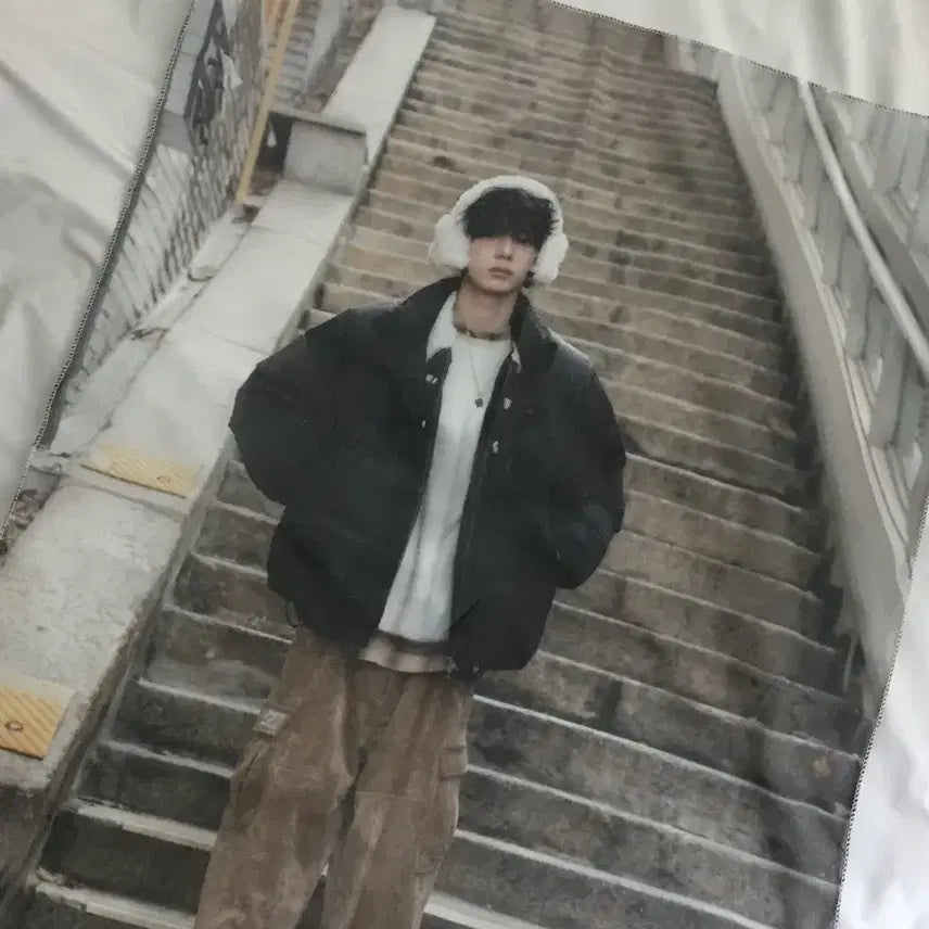 [BUNJANG] BOYZ PLANET Choi Lip Woo Fabric Chiffon Poster Flare You Exhibition / 최립우 립우 패브릭 쉬폰 포스터 플레어유 강우진 보이즈투플래닛 보플 전시회