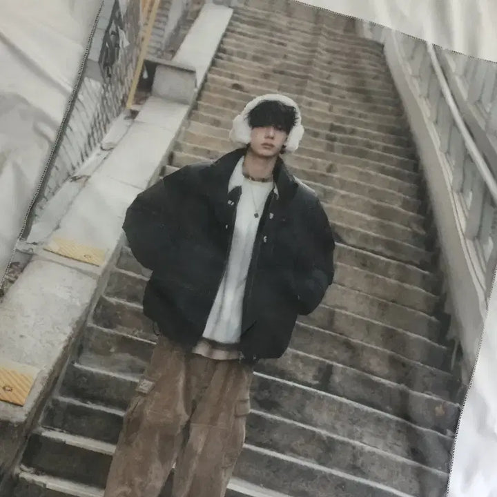 [BUNJANG] BOYZ PLANET Choi Lip Woo Fabric Chiffon Poster Flare You Exhibition / 최립우 립우 패브릭 쉬폰 포스터 플레어유 강우진 보이즈투플래닛 보플 전시회