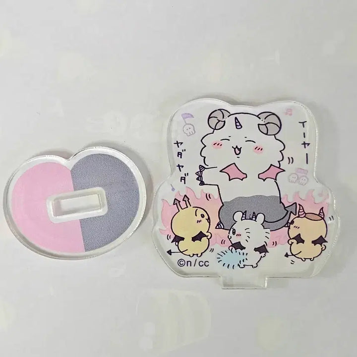 [BUNJANG] Chiikawa Angel &amp; Devil Acrylic Stand Usagi, Momonga, Kurimanju, Anoko / 치이카와 천사악마 아크릴스탠드 우사기 모몽가 쿠리만쥬 아노코