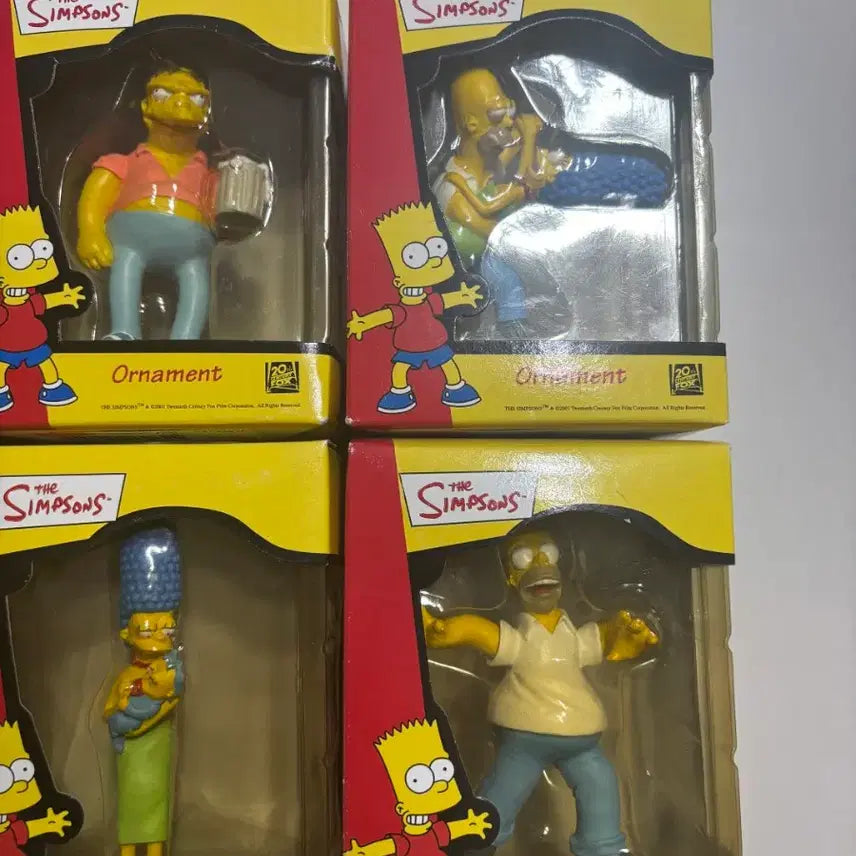 [BUNJANG] The Simpsons 2001 Ornament Set (6 Pieces) / 심슨 오너먼트 6종 2001년