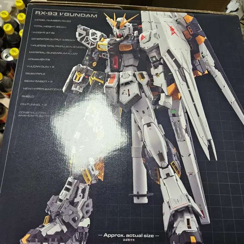 [BUNJANG] PG Unleashed RX-93 Nu Gundam Plastic Model Kit / PG UNLEASHED RX-93 뉴 건담 택포