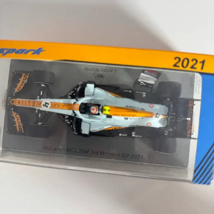 [BUNJANG] Spark 1:43 McLaren MCL35M Lando Norris Gulf livery / 스파크 1:43 F1 맥라렌 MCL35M 란도 노리스 걸프 리버리 판매합니다