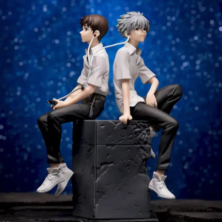 [BUNJANG] Evangelion Shinji &amp; Kaworu Figure Set / 급처) 에반게리온 신지 카오루 피규어
