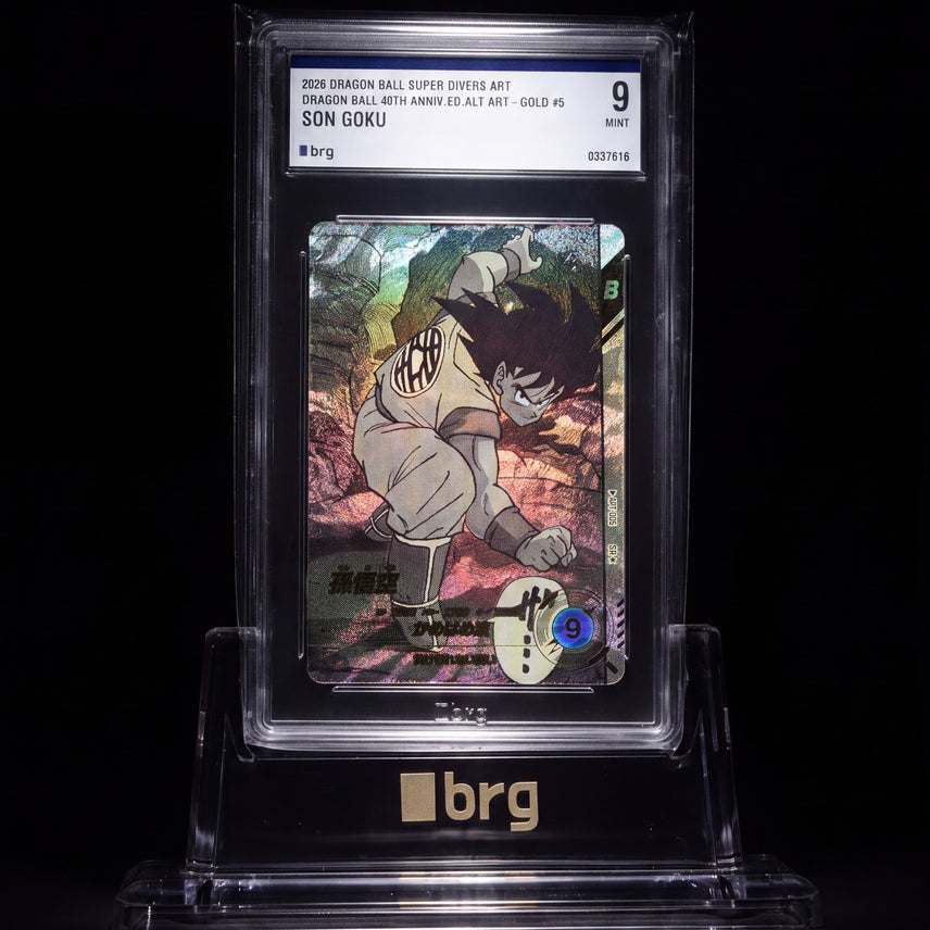[BUNJANG] Dragon Ball Divers 40th Anniversary Son Goku Parallel Card (BRG 9) / BRG 9 드래곤볼 다이버스 40주년 초레어 &