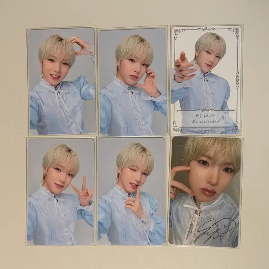 [BUNJANG] NCT WISH Sakuya Japanese Fanmeeting Trading Card Set / 엔시티 위시 nctwish 일본 팬미팅 사쿠야 트레카 포카 세트