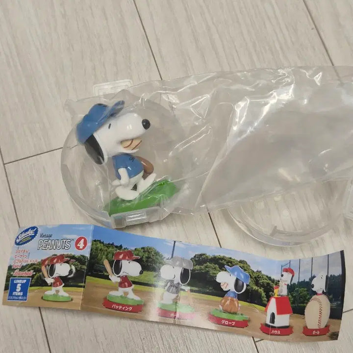 [BUNJANG] Snoopy Baseball Bobblehead Gacha Figure / 스누피 버블헤드 야구 가챠