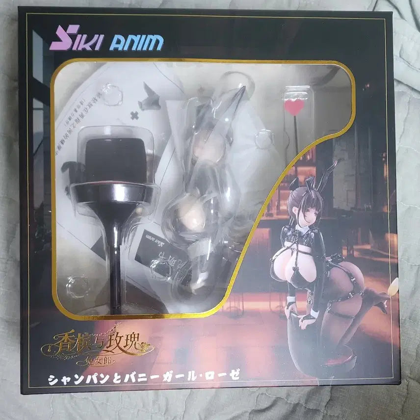 [BUNJANG] Siki Anime Champagne Bunny Girl Rosé Stocking 1/6 Scale Figure (Sealed) / 미개봉 샴페인과 바니걸 로제 스타킹 siki anime 1/6 스케일 피규어 판매(특전X)
