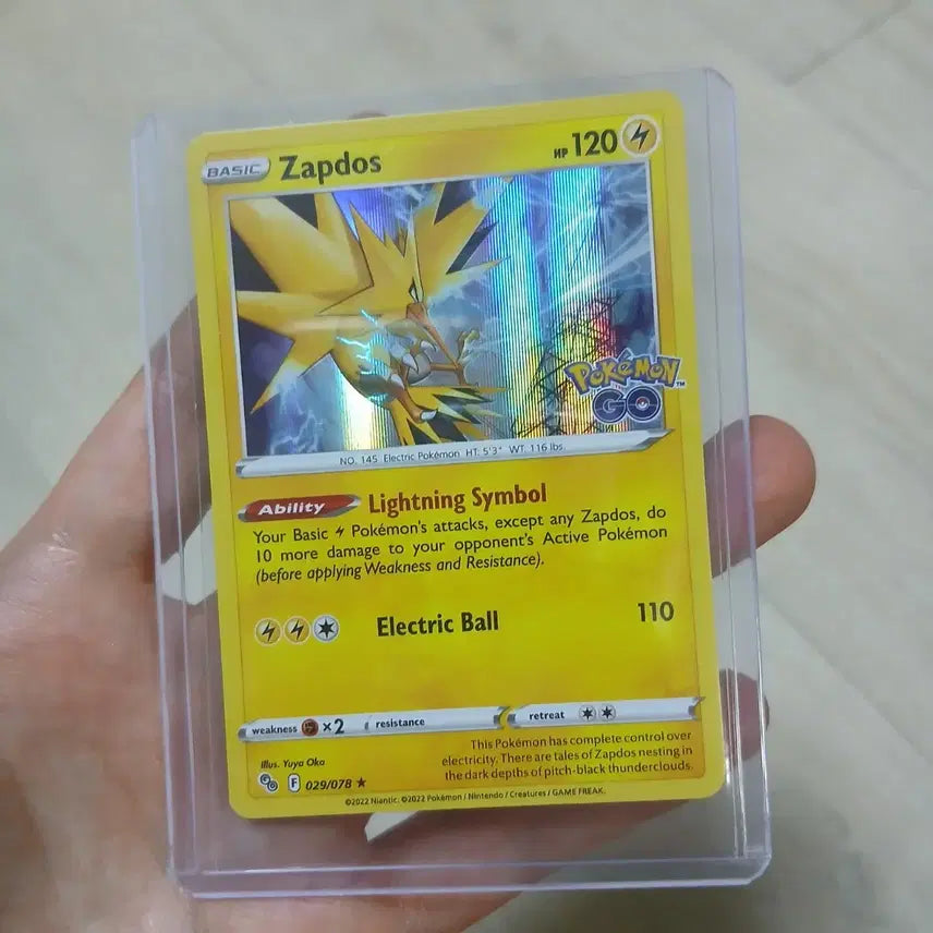 [BUNJANG] Pokemon Thunder Hologram Card North American Edition / [포켓몬]썬더 홀로그램카드 북미판