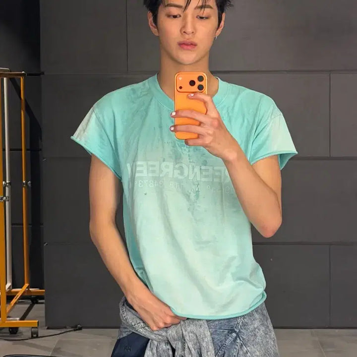 [BUNJANG] Cortiz GREEN GREEN Popup Street Short Sleeve T-Shirt / (새상품) 코르티스 GREEN GREEN 팝업 스트리트 블루 반팔 티셔츠