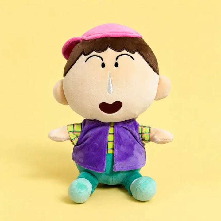 [BUNJANG] Crayon Shin-chan Meguo (Mengu) Hat Plush Doll 27cm / 맹구 모자 중형인형 봉제인형 27cm 짱구 크레용신짱