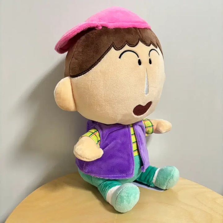 [BUNJANG] Crayon Shin-chan Meguo (Mengu) Hat Plush Doll 27cm / 맹구 모자 중형인형 봉제인형 27cm 짱구 크레용신짱