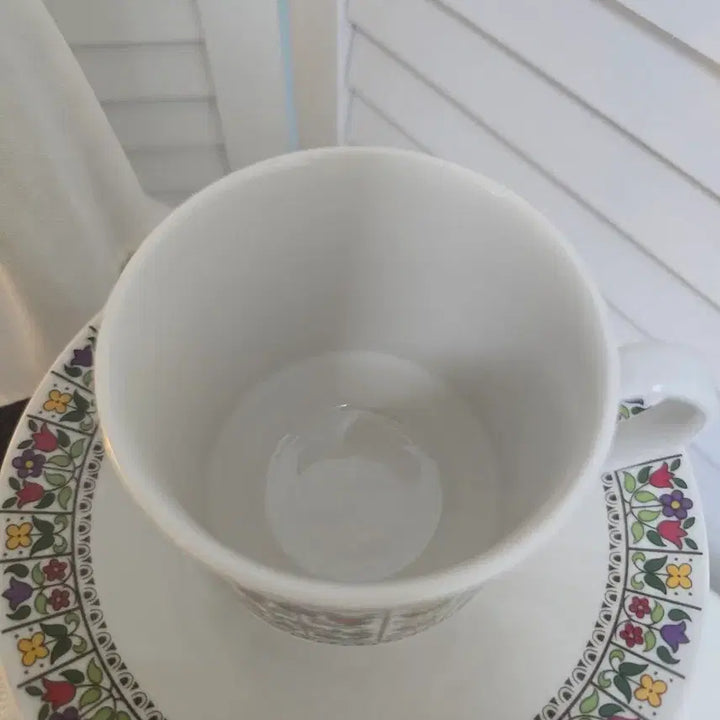 [BUNJANG] Royal Doulton Fireglow TC1080 Vintage Cup and Saucer Set (Set of 2) / 빈티지 영국 찻잔2조세트(무배송