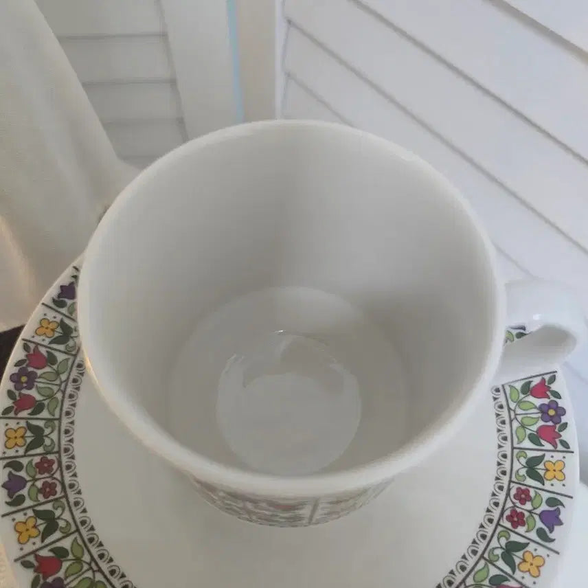 [BUNJANG] Royal Doulton Fireglow TC1080 Vintage Cup and Saucer Set (Set of 2) / 빈티지 영국 찻잔2조세트(무배송