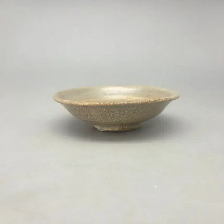 [BUNJANG] Authentic Joseon Early Period Buncheong Ware Guiyal Moon Soda Bowl / 골동품 진품 조선초기 분청사기 귀얄문 소다완