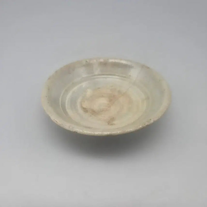 [BUNJANG] Authentic Joseon Early Period Buncheong Ware Guiyal Moon Soda Bowl / 골동품 진품 조선초기 분청사기 귀얄문 소다완