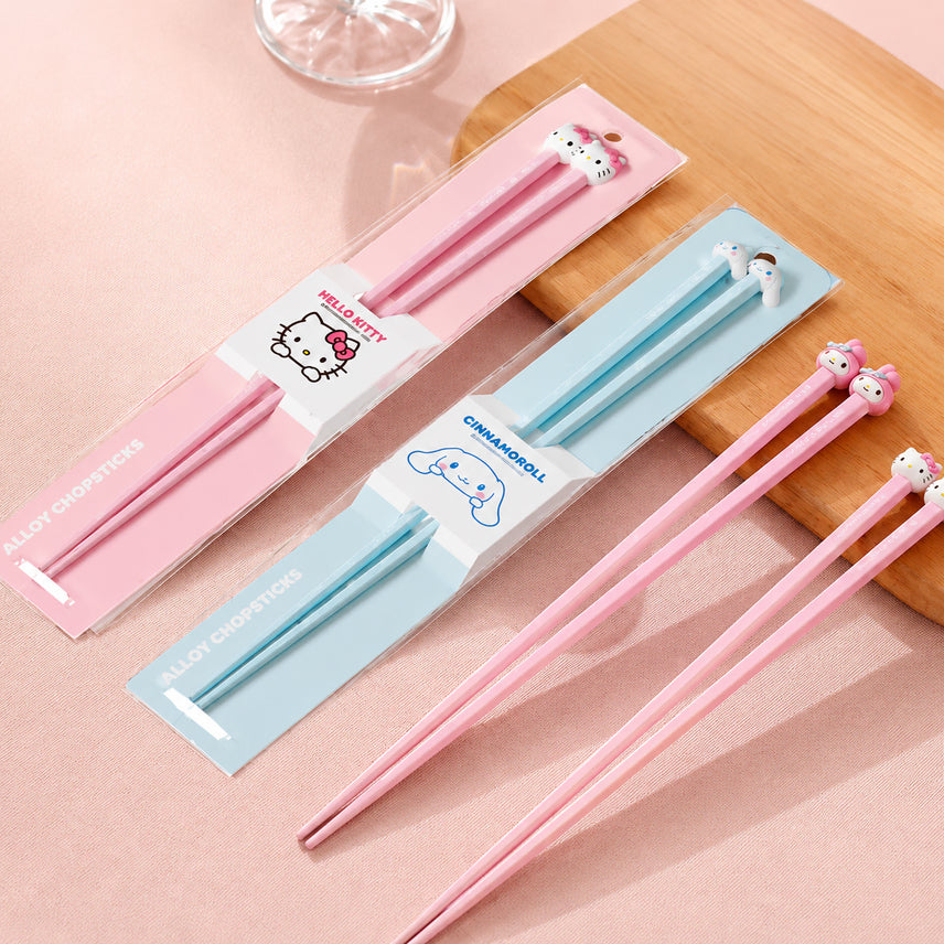 [BUNJANG] Sanrio Authentic Chopsticks 3-Piece Set / 산리오 정품 젓가락 3종 세트