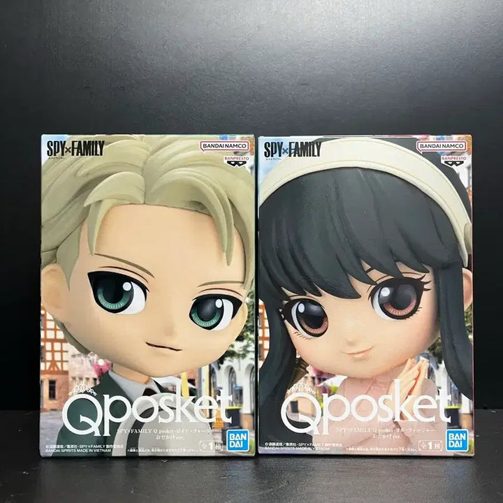 [BUNJANG] Spy x Family Lloyd &amp; Yor Q posket Figure Set (Sealed) / 미개봉세트 스파이패밀리 피규어 로이드 피규어 요르 피규어 스파패쿠포