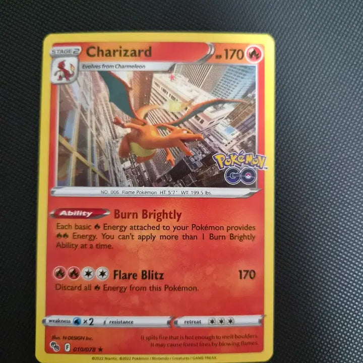 [BUNJANG] Pokemon GO Charizard Holo North American Edition / 포켓몬고 리자몽 홀로 북미판