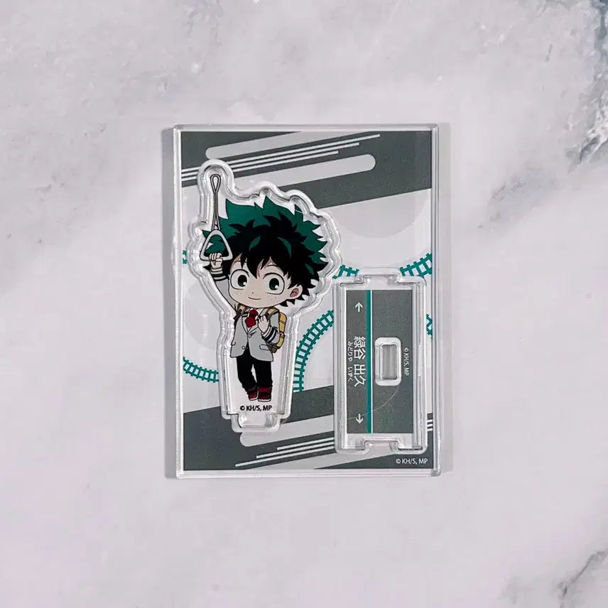 [BUNJANG] My Hero Academia Izuku Midoriya Dokyu Group Mini Acrylic Stand Special Postcard Hotel Sticker Set / 히로아카 미도리야 이즈쿠 도큐 미니 아크릴 스탠드 특전엽서 호텔안내스티커