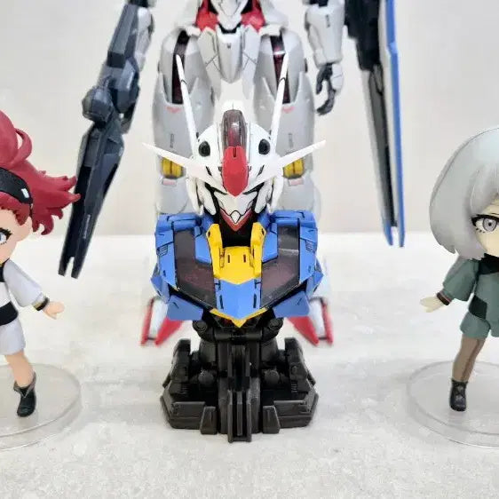 [BUNJANG] MG Gundam Aerial &amp; Figure Set / 건담 에어리얼 피규어 3종 세트MG 에어리얼 건담 및 피규어 일괄 팝니다